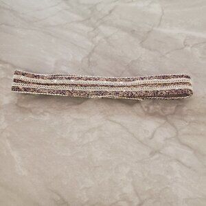 ✨ Stella and Dot Ribbon Fabric Chain Statement Choker Necklace ✨